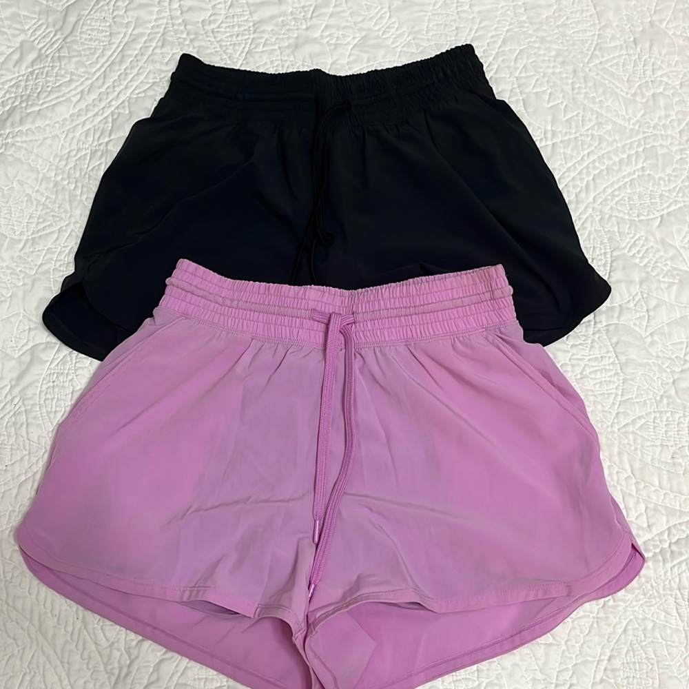 Abercrombie athletic shorts. Pink & Black
